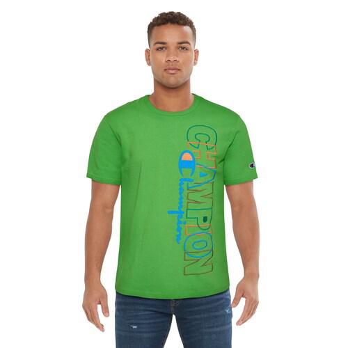 champion t shirt mens green