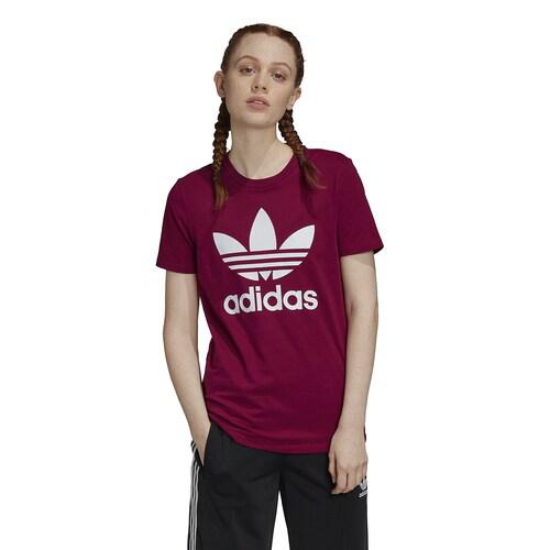 超大特価 楽天市場 取寄 アディダス オリジナルス レディース トレフォイル Tシャツ Adidas Originals Women S Trefoil T Shirt Power Berry White 送料無料 スウィートラグ 新しい到着 Csckerala Com