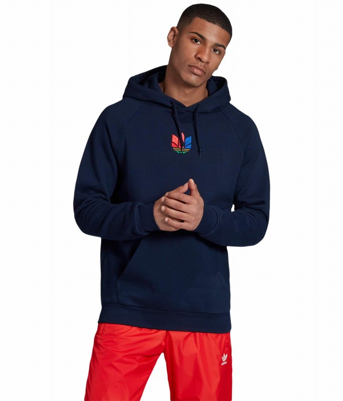総合福袋 パーカー 取寄 アディダス オリジナルス Navy Collegiate Hoodie Trefoil 3d Men S Originals Adidas パーカー トレフォイル 3d メンズ Sorif Dk
