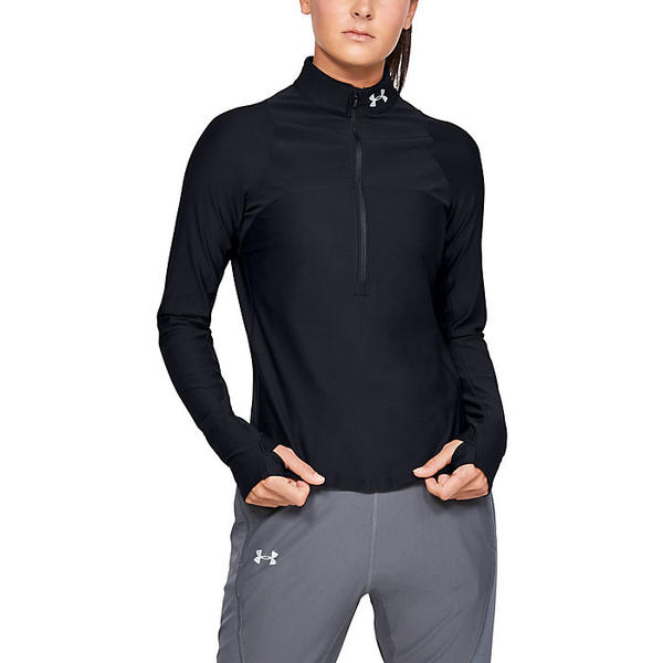 取寄 アンダーアーマー レディース Ua クオリファイアー ハイブリット ハーフ ジップ トップ Under Armour Women S Ua Qualifier Hybrid Half Zip Top Black Black Reflective 送料無料 Under Armour アンダーアーマー レディース トップス インナー ウェア