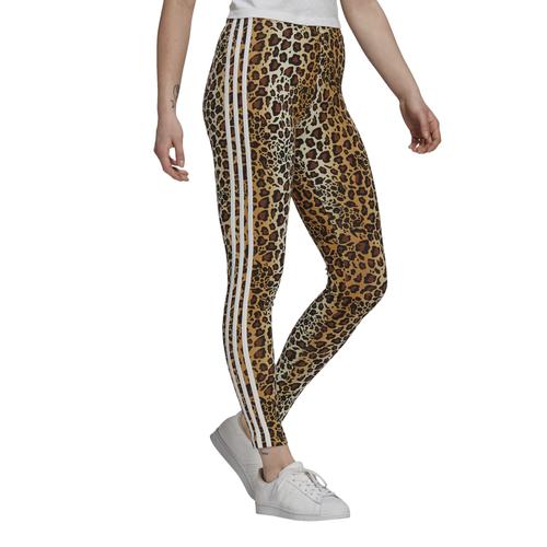 取寄 アディダス オリジナルス レディース 3 棒縞 タイツ Adidas Originals Women S 3 Stripe Tights Multi Brown 貨物輸送無料 Cannes Encheres Com