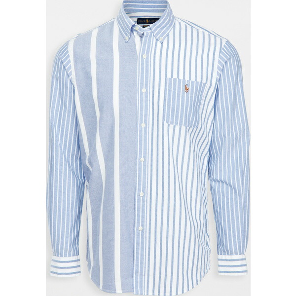 最適な価格 取寄 ポロ ラルフローレン メンズ オックスフォード ストライプド ファン シャツ Polo Ralph Lauren Men S Oxford Striped Fun Shirt Multi スウィートラグ 代引不可 Www Balloonylandkw Com