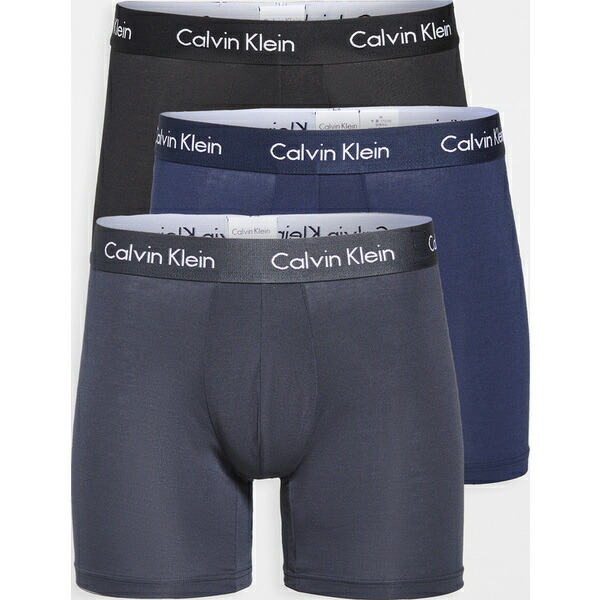 人気ブランド 取寄 カルバンクライン アンダーウェア メンズ ボクサー ブリーフ 3 パック Calvin Klein Underwear Men S Boxer Brief 3 Pack Black Blueshadow Minkw 高い品質 E Compostela Gob Mx