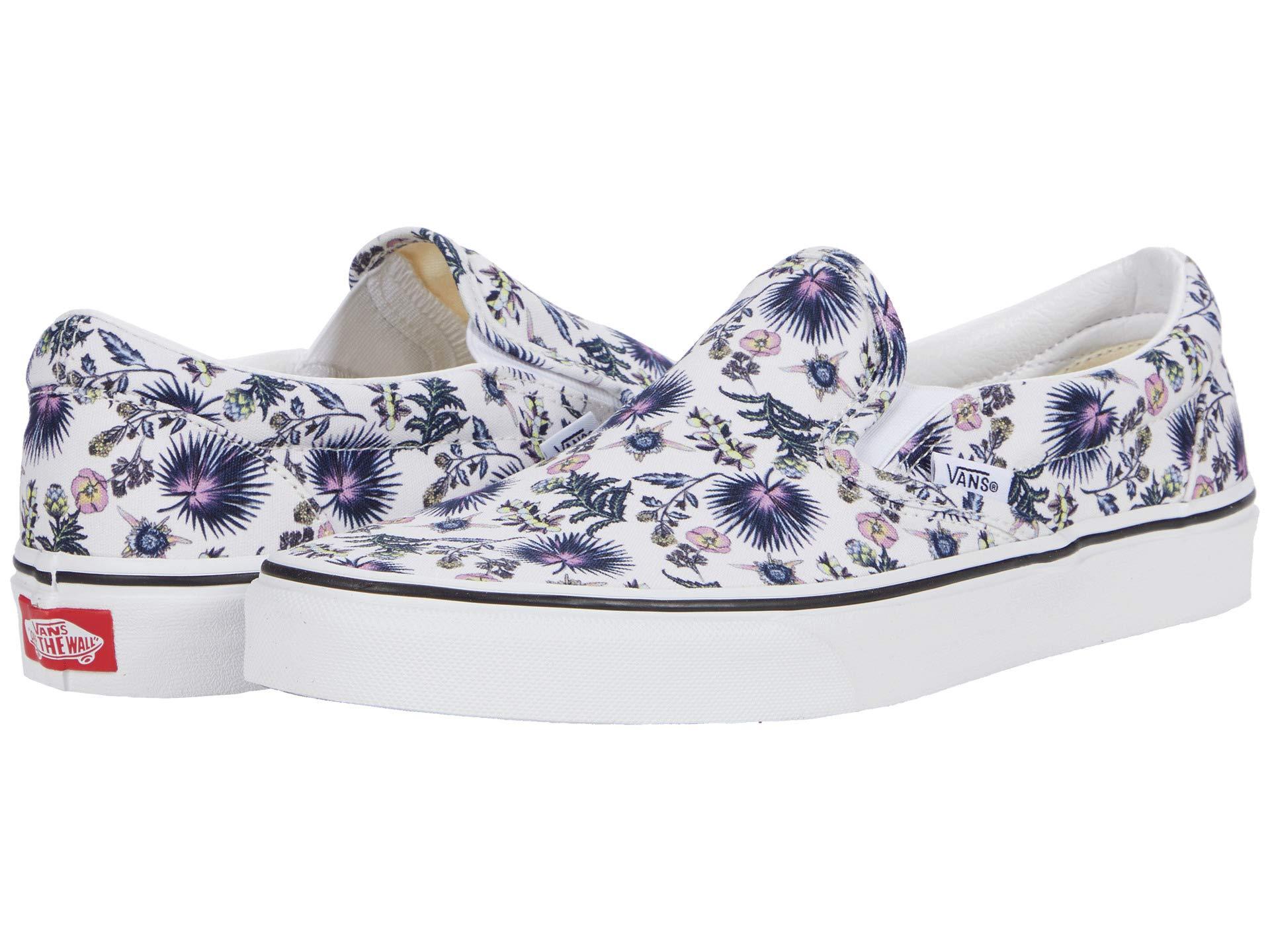 日本産 取寄 Vans バンズ スニーカー クラシック スリップ オン ユニセックス メンズ レディース Vans Unisex Classic Slip Paradise Floral True White True White スウィートラグ 予約販売品 Werther Com Br