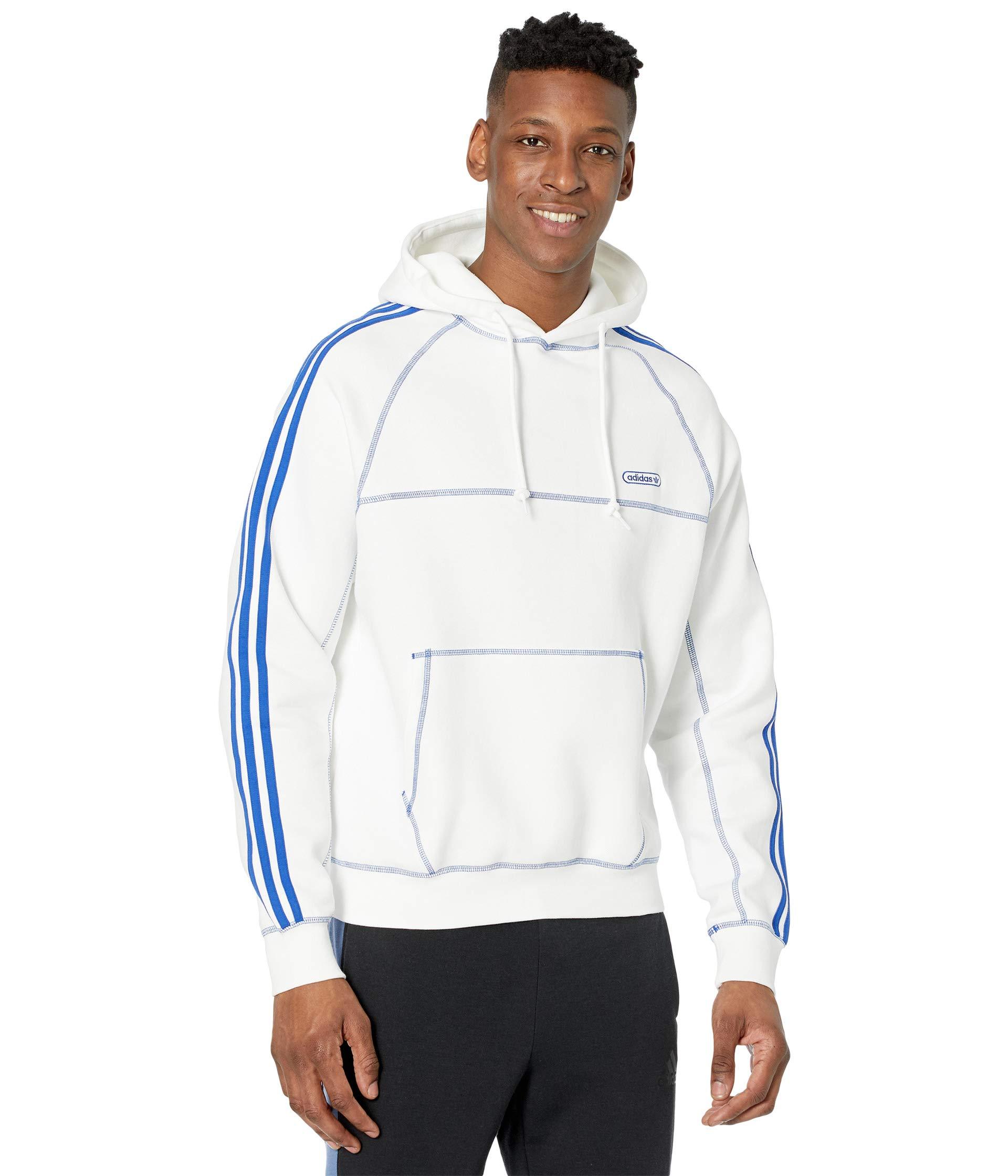 値引きする 取寄 アディダス オリジナルス メンズ アディダス オリジナル コントラスト ステッチ パーカー Adidas Originals Men S Adidas Originals Contrast Stitch Hoodie White 55 以上節約 Www Balloonylandkw Com