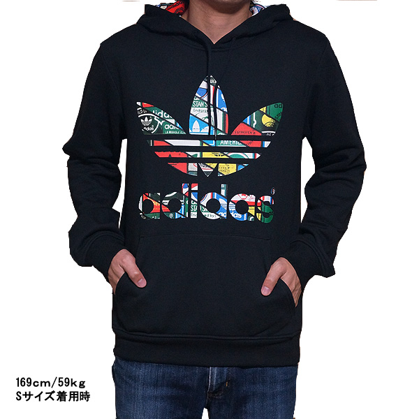 adidas label hoodie