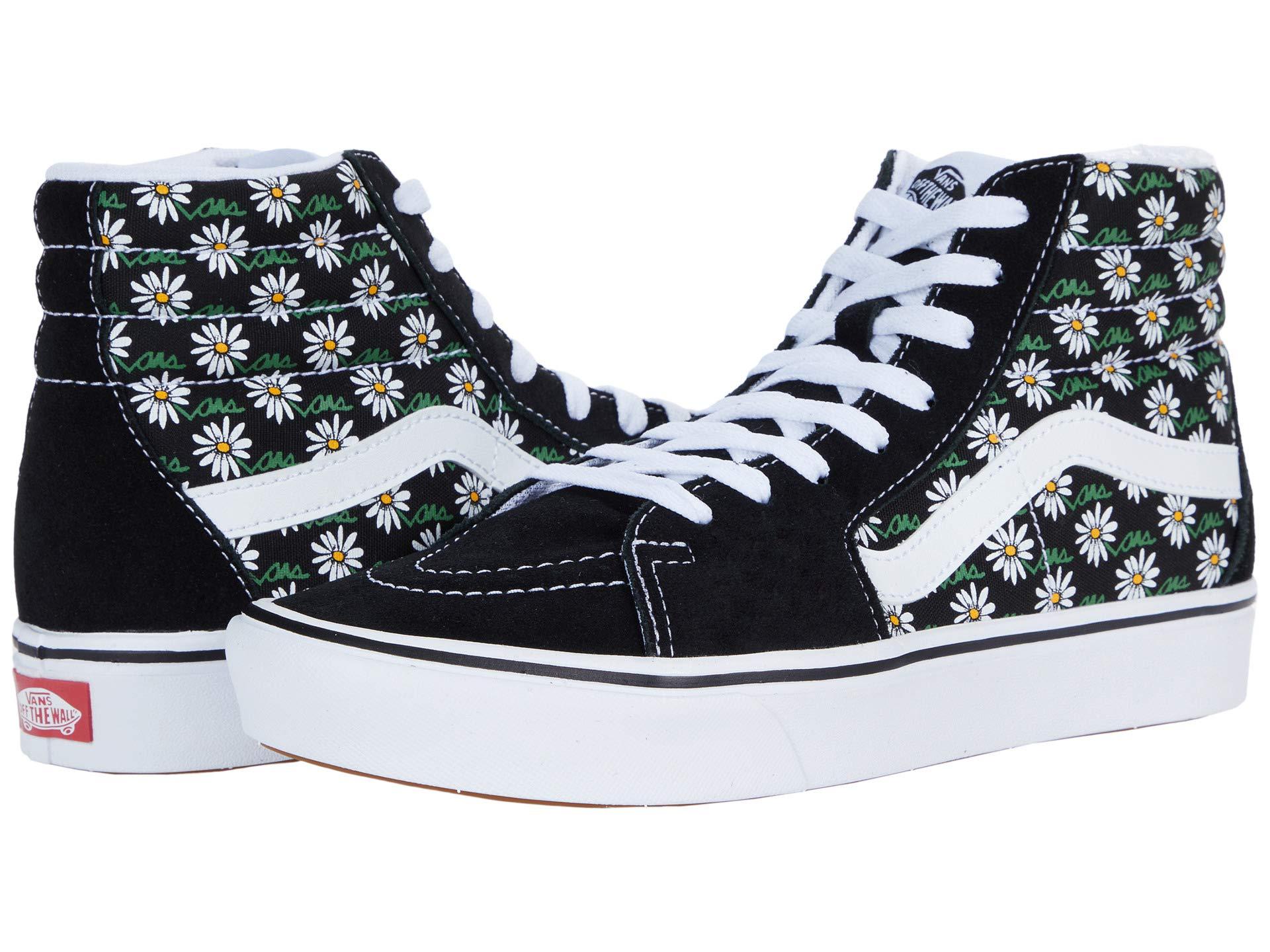 超激安 楽天市場 取寄 Vans バンズ スニーカー コンフィクッシュ スケート ハイ ユニセックス メンズ レディース Vans Unisex Comfycush Sk8 Hi Scribble Flower Daisy Black 送料無料 スウィートラグ 国内配送 Www Eduka Rs