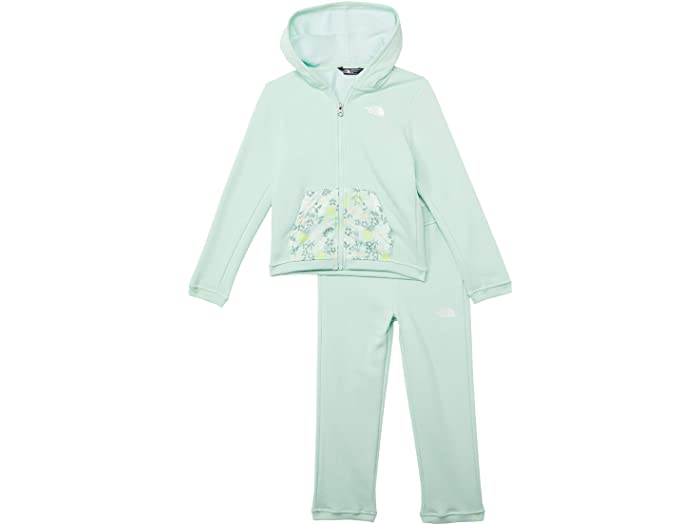 取寄 ノースフェイス キャンプ フリース セット キッズ The North Face Kids Camp Fleece Set Toddler Little Kids Misty Jade 送料無料 The North Face ノースフェイス パーカー フーディ トップス キッズ レディースサイズ アウトドア 登山 ファッション ブランド