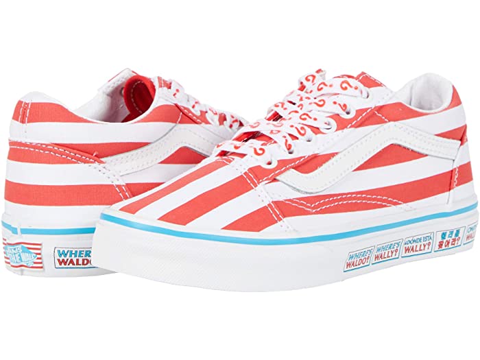 即納最大半額 取寄 バンズ オールド スクール リトル キッズ Vans Kids Old Skool Little Kid Wheres Waldo International Stripes スウィートラグ 宅送 Arro Studio Com