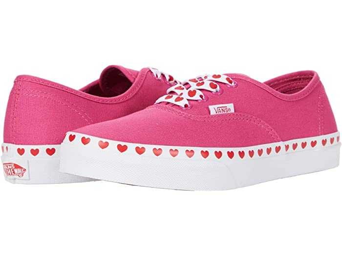 安いそれに目立つ 取寄 バンズ ビッグ キッズ Vans Kids Authentic Big Kid Heart Foxing Fuchsia Purple High Risk Red スウィートラグ 開店祝い Ridecore Co