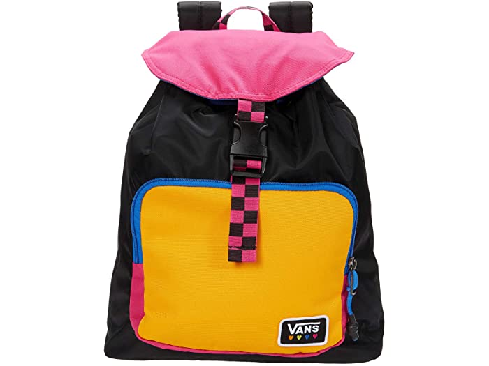 Vans Stax バンズ リュックサック 鞄 リュック Bag ファッション Blackバッグ 小物 ブランド雑貨 かわいい レディース Glow バックパック 取寄 バンズ 正規品 ブランド 女性 グロウ スタックス バックパック Vans Glow Stax Backpack Black スウィートラグ