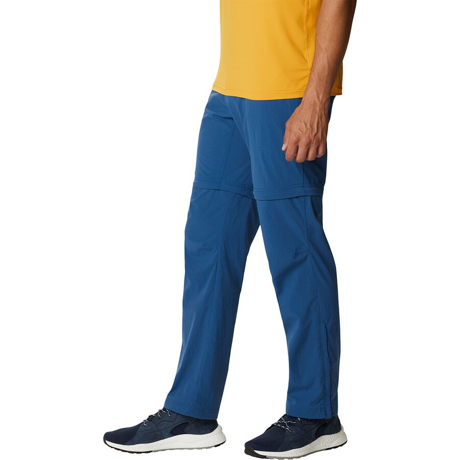 取寄 嶽ハードウェア コンバーチブル パンツ メンズ Mountain Hardwear Chalkies Convertible Pant Men S Blue Horizon Mountain Hardwear マウンテンハードウェア パンツ メンズ ズボン 長ズボン ロングパンツ アウトドア ブランド 心地よい Daam Mn