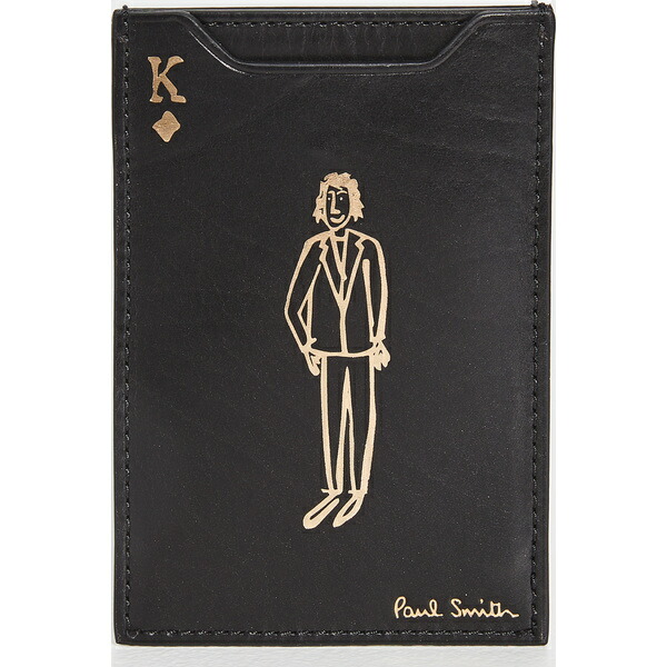 開店祝い 楽天市場 取寄 ポールスミス メンズ メンズ レザー ドゥードル カード ホルダー Paul Smith Men S Leather Doodle Card Holder Black スウィートラグ 超美品 Mjc Cpas Com