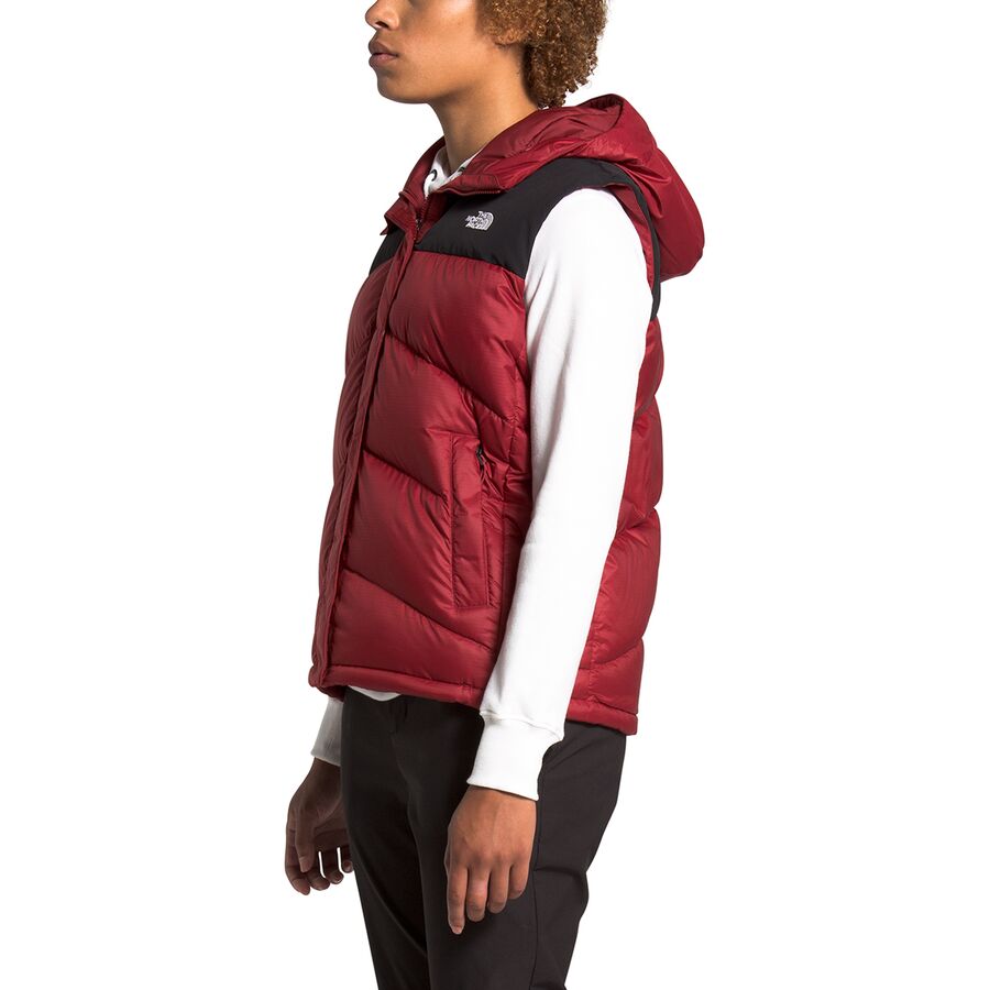 取寄 真北人面 バラム 綿羽 極上 レディース The North Face Balham Down Vest Women S Pomegranate The North Face ノースフェイス トップス ダウンベスト レディース コスチューム アウター アウトドア Vest 遠足 山登り マウンテン モード