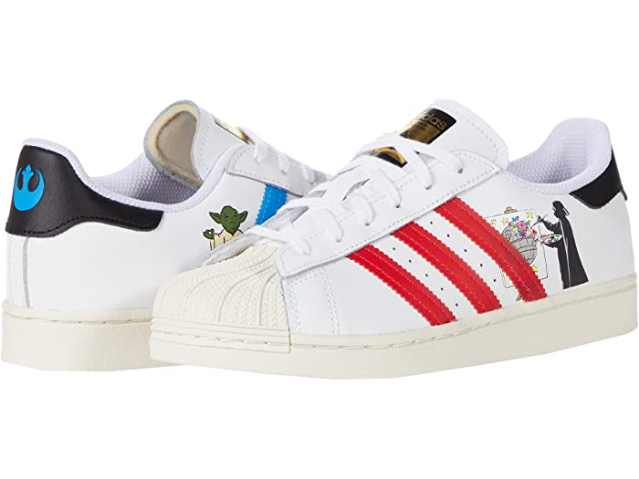 取寄 Adidas Originals スーパースター リトル キッズ Adidas Originals Kids Superstar Little Kid White Scarlet Chalk White Adidas Originals アディダス オリジナルス シューズ キッズ スニーカー ブランド ジュニア カジュアル 表通 大きいサイズ ビックサイズ