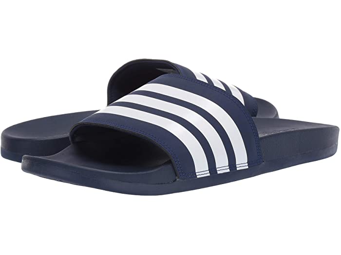 取寄 Adidas アディレッタ コンフォート Adidas Adilette Comfort Dark Blue White Dark Blue Adidas アディダス サンダル メンズ スポーツサンダル ブランド カジュアル ファッション 物々しいサイズ ビックサイズ スポーツ ストリート Cmsmontera Com