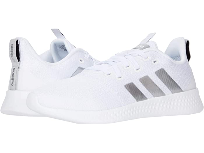 取寄 Adidas Adidas Running Puremotion Footwear White Silver Metallic Grey Two F17 Adidas アディダス レディース シューズ スニーカー 運動 商品名 駆け足 マラソン 心安い 表通 大形号数 ビックサイズ Damienrice Com