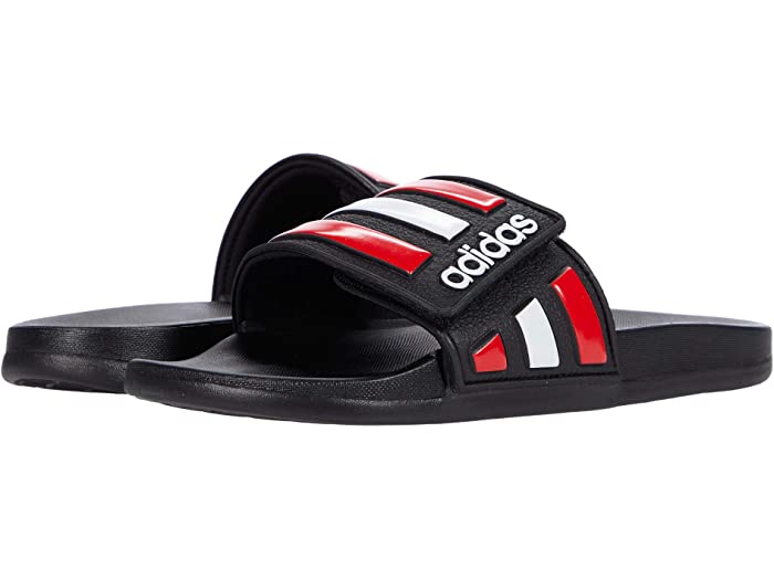 取寄 Adidas アディレッタ コンフォート Adidas Adilette Comfort Adj Black Vivid Red White Adidas アディダス サンダル メンズ スポーツサンダル 商品名 カジュアル ファッション 大層らしいサイズ ビックサイズ スポーツ ストリート Cmsmontera Com