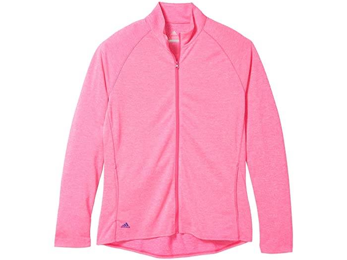 取寄 Adidas ニット ジャンパー リトル キッズ ビッグ キッズ Adidas Golf Kids Heathered Knit Jacket Little Kids Big Kids Shock Pink Melange Adidas アディダス キッズ 衣類 ジャケット アウター 童男 ゴルフ 流行り物 商標名 運動競技 物すごい大きさ ビックサイズ