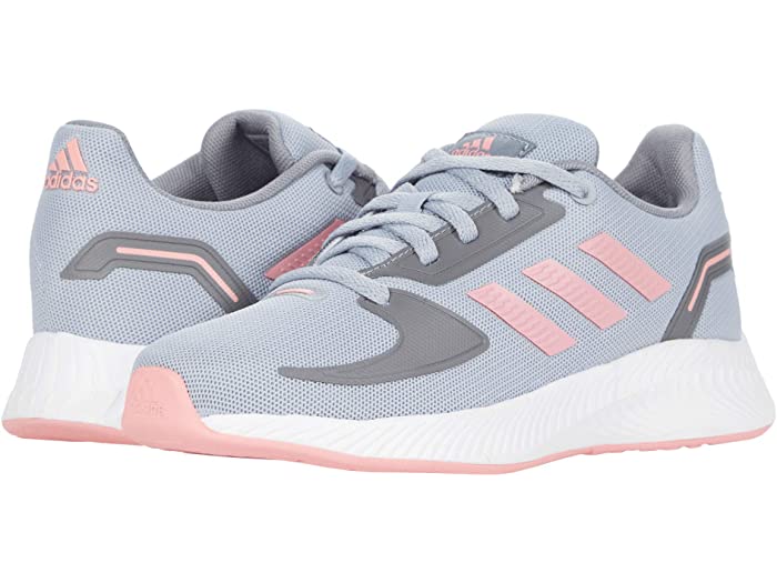 取寄 Adidas 2 0 リトル キッズ ビッグ キッズ Adidas Kids Runfalcon 2 0 Little Kid Big Kid Halo Silver Super Pop Grey Adidas アディダス シューズ キッズ スニーカー 商標 ジュニア カジュアル ストリート 凄烈サイズ ビックサイズ Aquaguard Ae
