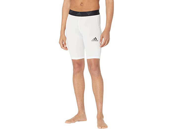 取寄 Adidas ショートストップ タイツ Adidas Techfit Short Tights White Adidas アディダス メンズ ショーツ 運動競技 フィジカルフィットネス 躾け 商標名 ジム 着衣 マスキュリン おおまかサイズ ビックサイズ 表通り Barrakuda At