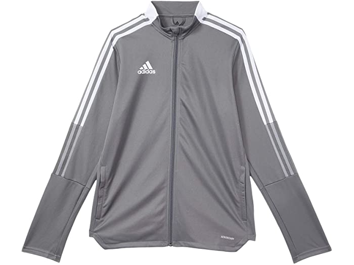 取寄 Adidas 21 トラック ウインドブレーカー リトル キッズ ビッグ キッズ Adidas Kids Tiro 21 Track Jacket Little Kids Big Kids Team Grey Adidas アディダス キッズ ジャケット アウター ジャージ ボーイズ ジュニア 運動 商品名 トレーニング カジュアル 大きいサイズ