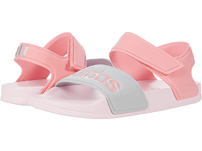 取寄 Adidas アディレッタ サンダル トドラー リトル キッズ ビッグ キッズ Adidas Kids Adilette Sandal Toddler Little Kid Big Kid Clear Pink Super Pop Silver Metallic Adidas アディダス サンダル キッズ 銘柄 ジュニア スポーツ カジュアル ストリート 激烈サイズ