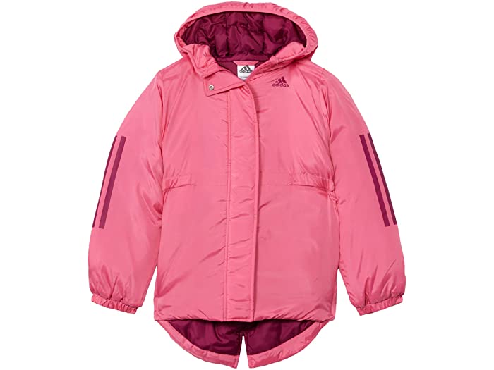 ガールズベンチコート 21年最新海外 キッズ ビッグ ジャケット インサレーテッド 取寄 アディダス Adidas Pink Kids Big Jacket Insulated Kids Esimbimagazine Com