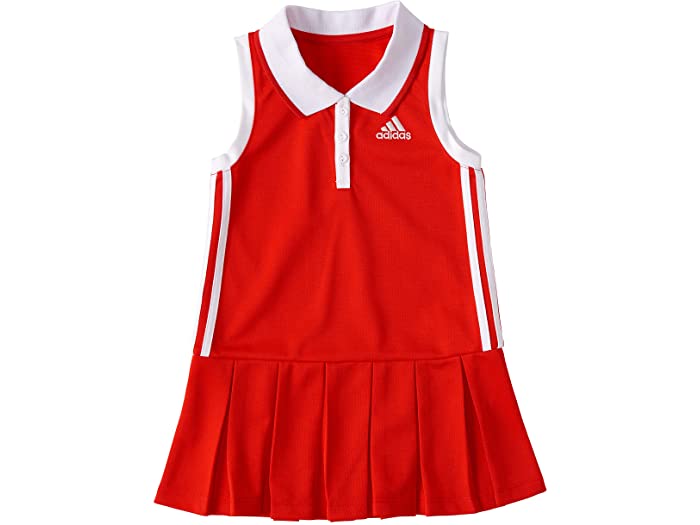 取寄 Adidas スリーブレス ポロ ドレス トドラー リトル キッズ Adidas Kids Sleeveless Polo Dress Toddler Little Kids Vivid Red Adidas アディダス ワンピース キッズ ガールズ オールインワン ブランド 小僮 運動競技 カジュアル ストリート Viviohealth Com