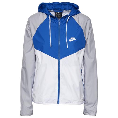 取寄 ナイキ レディース チーム ウインドランナー ジャケット Nike Women S Team Windrunner Jacket Royal White Wolf Grey Factor100 Co Il