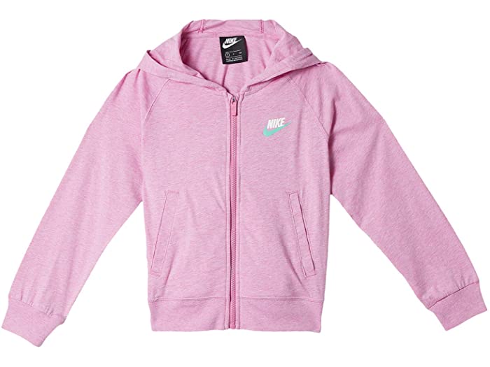 取寄 ナイキ Nsw 満々たる ジップ シャツ リトル キッズ ビッグ キッズ Nike Kids Nsw Full Zip Jersey Little Kids Big Kids Magic Flamingo Heather Nike ナイキ キッズ パーカー フーディ トップス 和郎 レディース大いさ ファッション ブランド名 運動競技 心安い