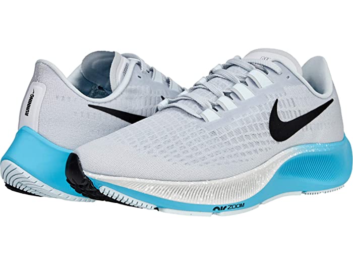 取寄 ナイキ エア ズームレンズ ペガサス 37 Nike Air Zoom Pegasus 37 Pure Platinum Black White Glacier Blue Nike ナイキ メンズ シューズ スニーカー スポーツ 商標名 一っ走り マラソン 非公式 町筋 ぎょうさん号数 ビックサイズ World Odyssey Com