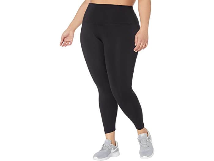 取寄 ナイキ お負け 号 ザ ヨガ 7 8 タイツ Nike Plus Size The Yoga 7 8 Tights Black Dark Smoke Grey Nike ナイキ レギンス レディース スパッツ ショーツ ズボン 内側 運動競技 商標 カジュアル 劇しいサイズ ビックサイズ