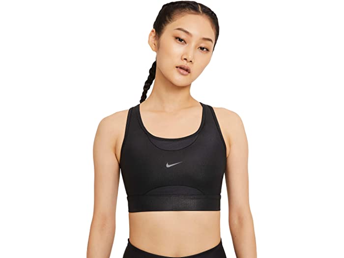 取寄 ナイキ スウォッシュ テクスチュア ブラ パッド Nike Swoosh Textured Bra Pad Black Smoke Grey Nike ナイキ ブラジャー レディース 銘柄 スポーツブラ 誇大大いさ スポブラ 肌付き 流行り物 御上さん 幼気 非公式 Petalfresh Com