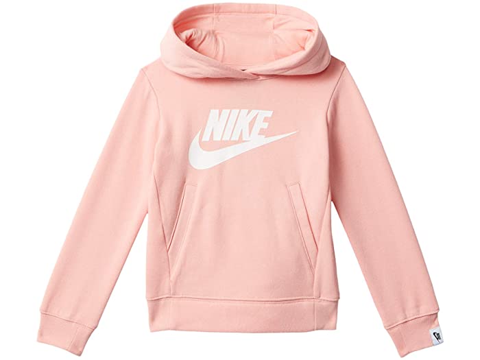 取寄 ナイキ 運動競技被服 セーター フーディ リトル キッズ Nike Kids Sportswear Pullover Hoodie Little Kids Bleached Coral Nike ナイキ キッズ パーカー フーディ トップス 少童 レディース号数 流行り物 銘柄 スポーツ 簡略 町すじ 可成サイズ ビックサイズ