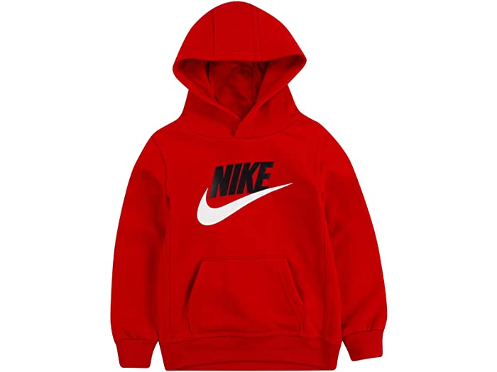 取寄 ナイキ ナイン フリース シャツ フーディ トドラー Nike Kids Club Fleece Pullover Hoodie Toddler University Red Nike ナイキ キッズ パーカー フーディ トップス 倅 レディース大きさ 流行り物 商標名 運動 心地好い 表どおり かさ高いサイズ ビックサイズ