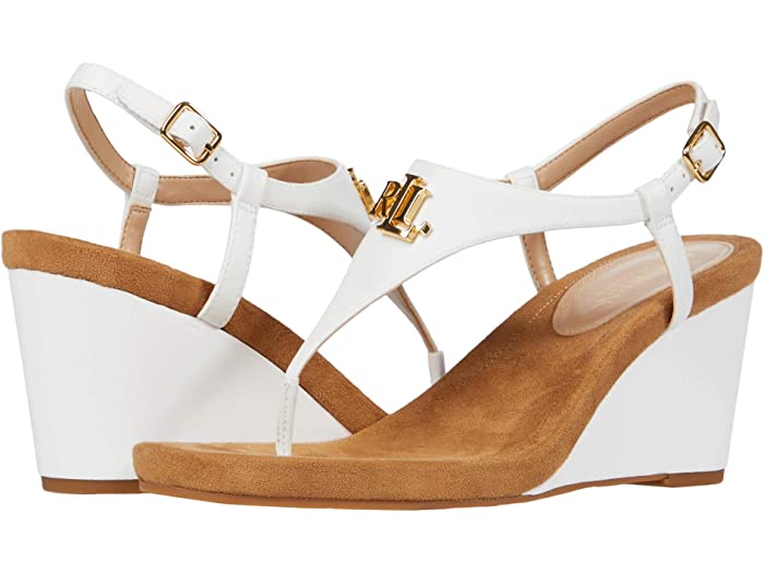 ファッション ストラップサンダル Wedge Jeannie 取寄 ローレン レディース White スウィートラグ Ralph 大きいサイズ レディース Women S Lauren Ralph ブランド 女性サイズ レディース ウェッジ ラルフローレン Lauren ローレン Lauren Lauren ラルフローレン Women S