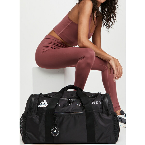 取寄 アディダス バイ ステラ マッカートニー レディース Asmc ダッフル バッグ Adidas By Stella Mccartney Women S Asmc Duffel Bag Black White White Salon Raquet De