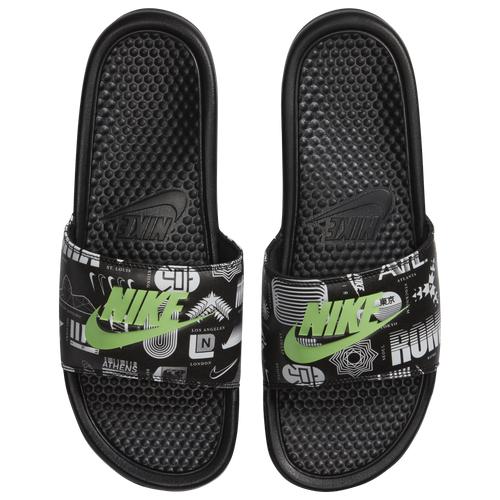 Nike ナイキ メンズ サンダル ベナッシ スポーツサンダル ブラック Nike Benassi Black Green 送料無料 Alltherightmovies Com
