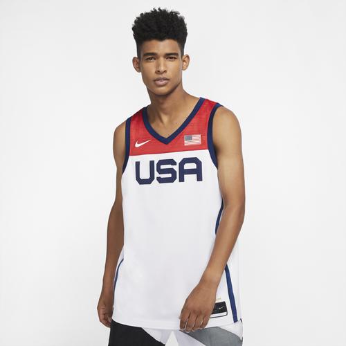 最大94 Offクーポン 取寄 ナイキ メンズ オリンピック バスケットボール ジャージー Nike Men S Olympic Basketball Jersey Us Olympics Usa White Fucoa Cl