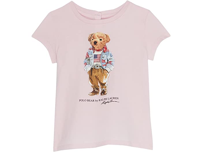 取寄 ポロ ラルフローレン ガールズ キッズ ポロ ベアー 木綿 ジャージ 紅茶 インファント Polo Ralph Lauren Girl S Kids Polo Bear Cotton Jersey Tee Infant Hint Of Pink Earthkitchen Ph