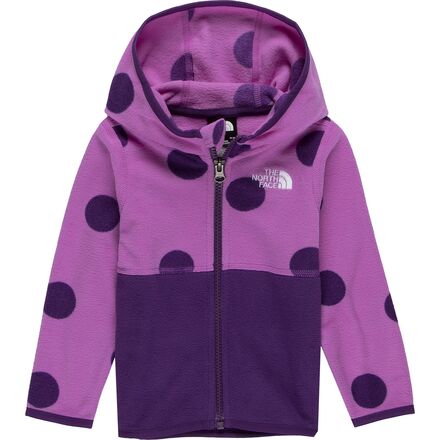 取寄 ノースフェイス キッズ 鼠色シャー フルジップ フーデット ブルゾン インファント ガールズ The North Face Kid S Glacier Full Zip Hooded Jacket Infant Girls Gravity Purple Dots Print Earthkitchen Ph