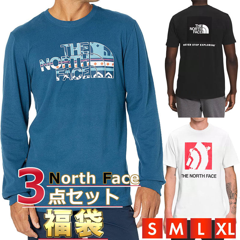 5点セット　ノースフェイス　コート　Ｔシャツ　おまけ多数 楽天市場】ノースフェイス 福袋 ロンT 半袖Tシャツ×2 メンズ 3点
