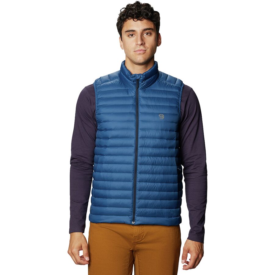 (取寄)マウンテンハードウェア マウント ベスト - メンズ Mountain Hardwear Mt. Eyak 2 Vest - Men's Blue Horizon