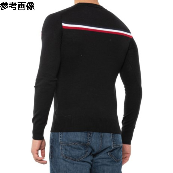 超高品質で人気の 取寄 ロシニョール メンズ メイド イン ニット セーター Rossignol men Made in Italy Diago  Knit Sweater For Men Black fucoa.cl