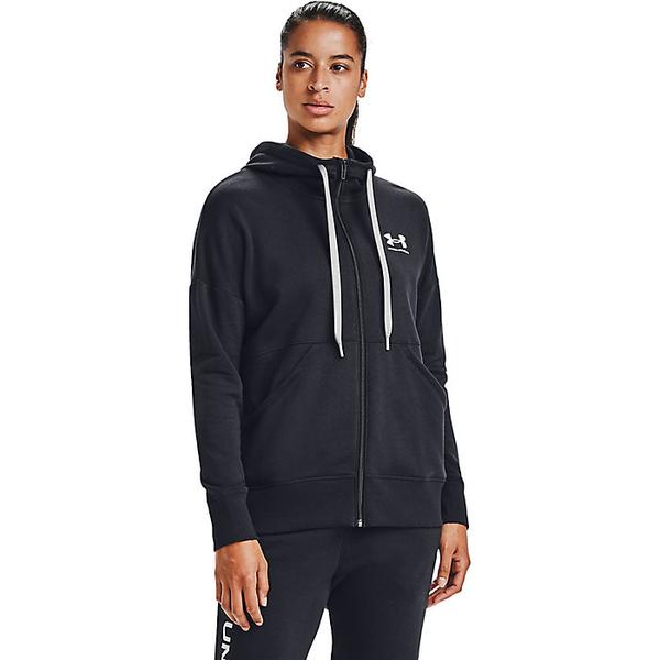 クラシック 取寄 アンダーアーマー ウィメンズ UA ライバル フリース フルジップ フーディ Under Armour Women's Rival  Fleece Full Zip Hoodie Black White fucoa.cl