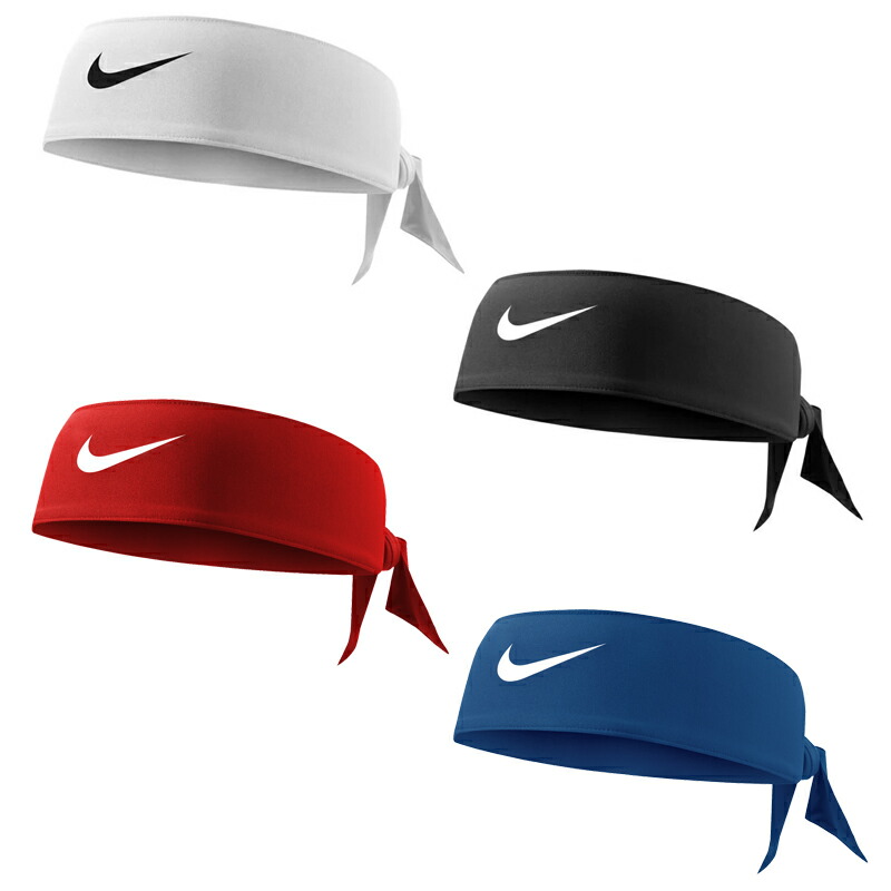 楽天市場 Nike ナイキ バンダナ ヘアバンド ヘッドタイ 3 0 ドライフィット スポーツ Nike Dri Fit Head Tie 3 0 White Black スウィートラグ