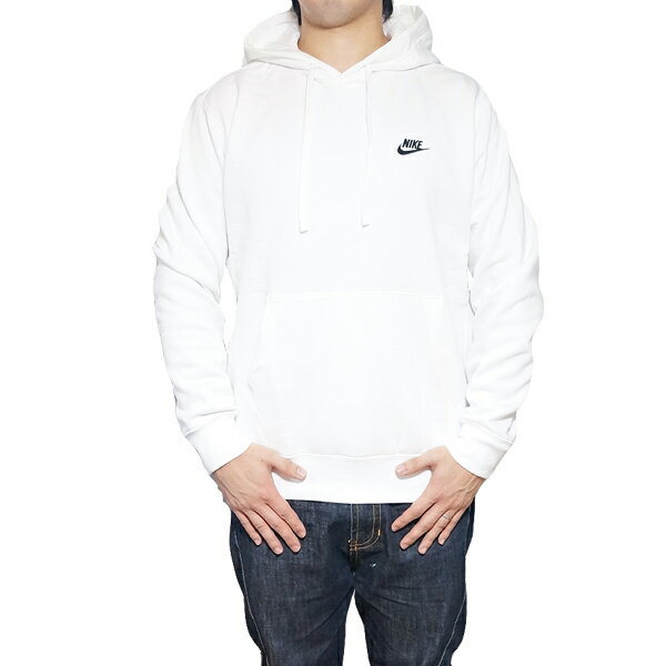 楽天市場 Nike パーカー ナイキ メンズ 裏起毛 スウェットパーカー クラブ プルオーバー フーディ Nike Men S Club Pullover Hoodie White Black 送料無料 スウィートラグ