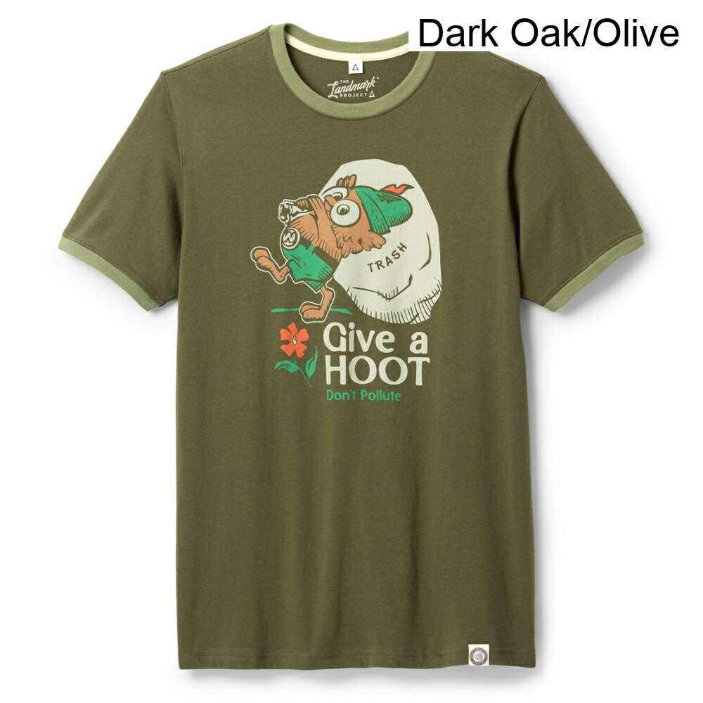 (取寄) ザ・ランドマーク・プロジェクト ギブアフートドントポリュートTシャツ the landmark project Give a Hoot Don't Pollute T-Shirt｜スウィートラグ 9,578円