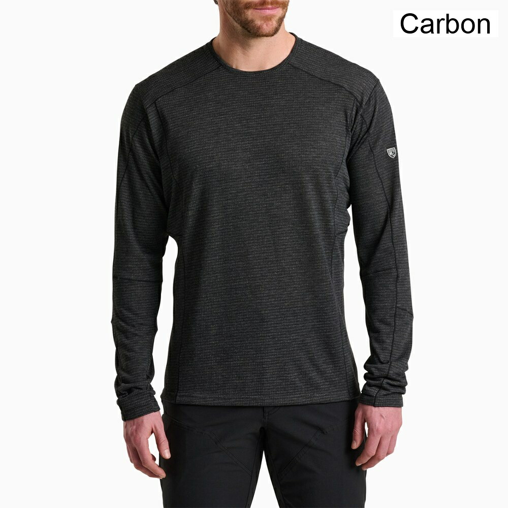 (取寄) クール リアクティブライトグリッドロングスリーブクルーベースレイヤートップ - メンズ kuhl Reactiv Lite Grid Long-Sleeve Crew Base Layer Top - Men's｜スウィートラグ